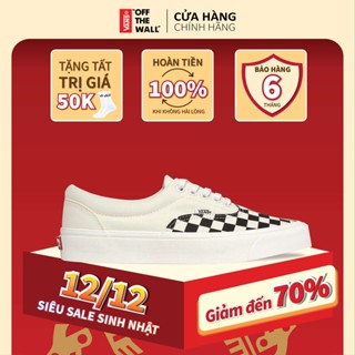 Giày vans caro chính hãng cho nam nữ, vans era checker chuẩn full box