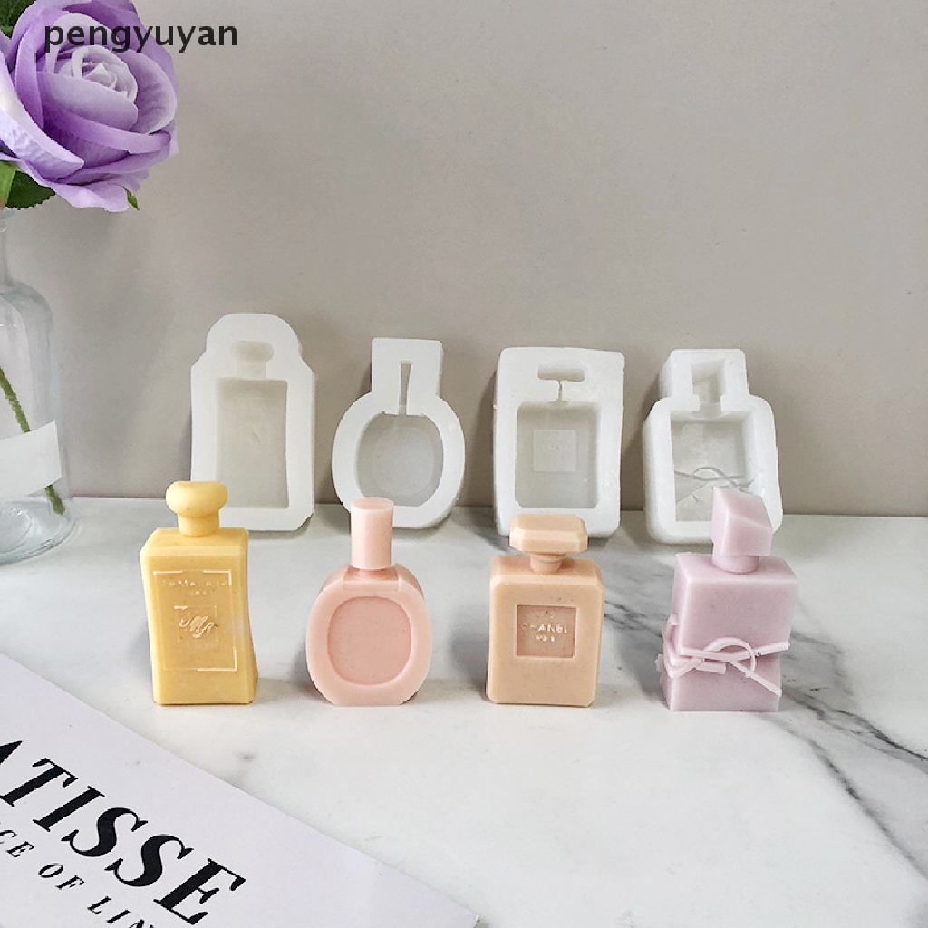 Khuôn Silicone Tạo Hình Chai Nước Hoa Làm Xà Phòng DIY