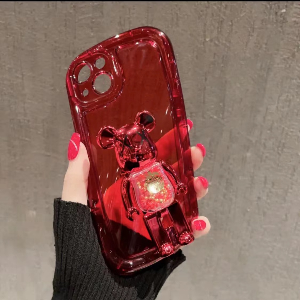 Ốp Điện Thoại In Hình Gấu Năm Mới Cho IPhone 14 14Pro 14ProMax 13 Pro 13Promax 12 12Promax 11 11Pro Max XSMax XR X XS 7 8Plus