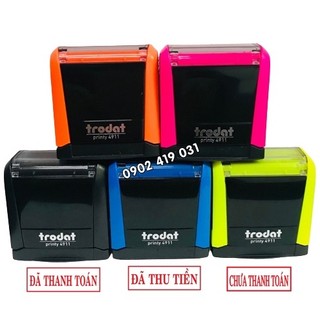 Con Dấu CHƯA THANH TOÁN - Trodat 4911-P4 hàng Austria - Or Cần Nội Dung khác hãy liên hệ shop nhé ...v.v..