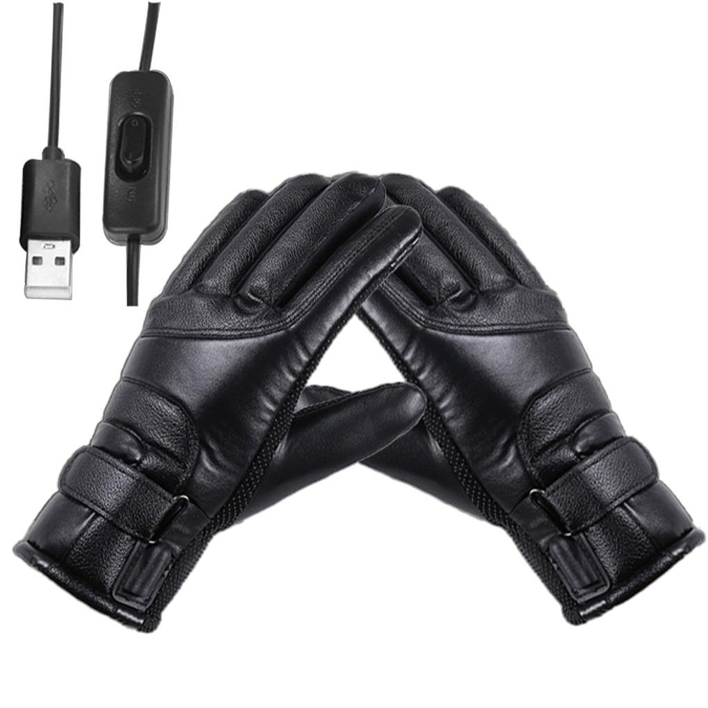 1 Đôi Găng Tay Sưởi Ấm Chống Thấm Nước Có Thể Điều Chỉnh Dùng Khi Cắm Trại