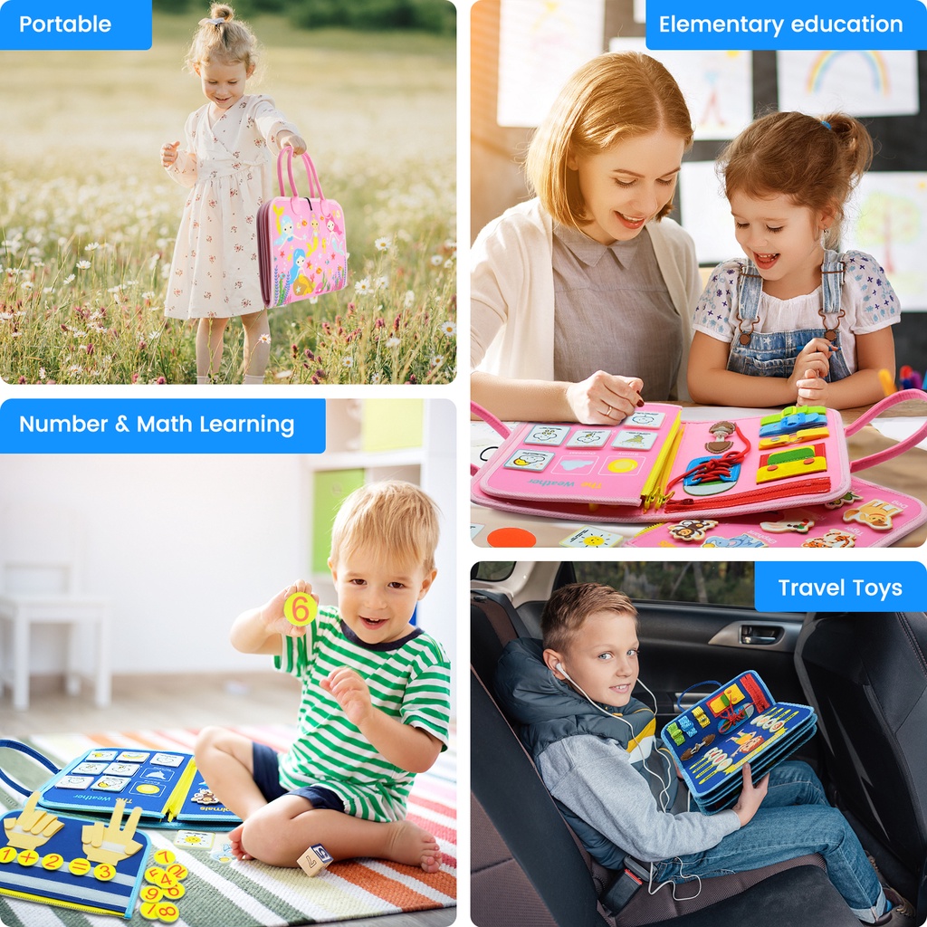 Bảng Đồ Chơi Giáo Dục Theo Phương Pháp Montessori Cho Bé