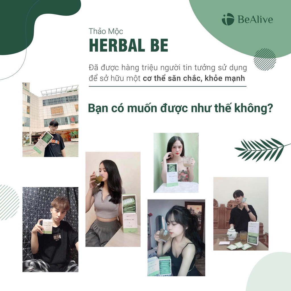 Trà tăng cân herbal be bealive hỗ trợ thảo mộc tăng cân cho người gầy hiệu - ảnh sản phẩm 3