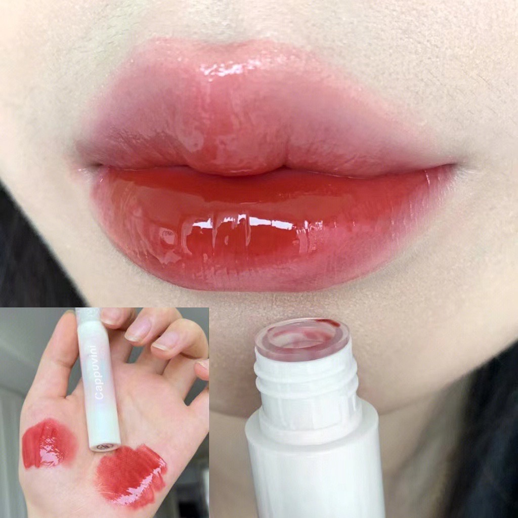 ✨✨Son Kem Hiệu Ứng Gương Ánh Ngọc Trai Màu Trà Sữa Thương Hiệu Cappuvin