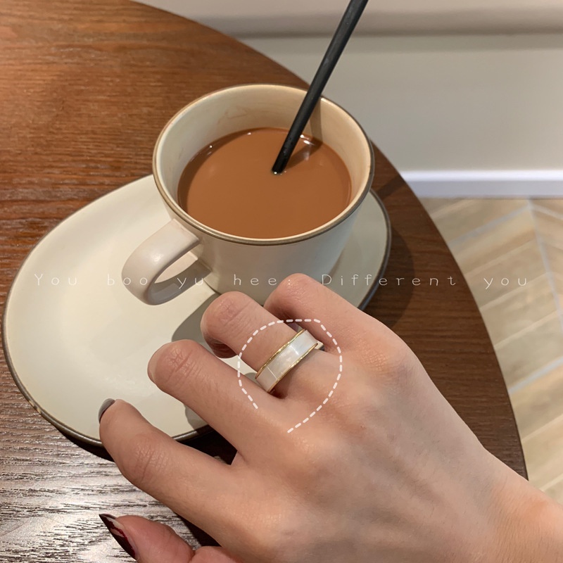 Nhẫn nữ set 3 cái basic màu vàng thiết kế phong cách G9901
