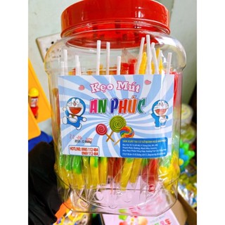 hộp 50 chiếc kẹo mút hình miếng dưa hấu