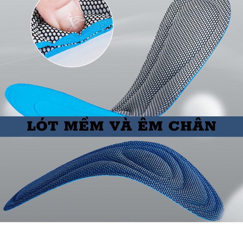 Lót Giày 3D Khử Mùi Kháng Khuẩn Êm Chân Dùng Cho Giày Nam Và Nữ Size Từ 35 Đến 44  SUNO STORE LG03