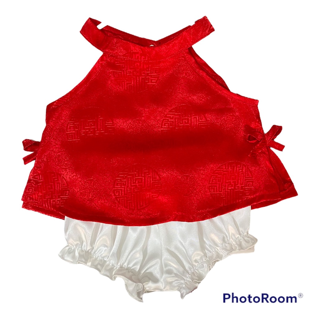 Bộ quần áo bé gái tết chất liệu vải gấm sang trọng 8-28kg Angel Baby Thời Trang Thiết Kế