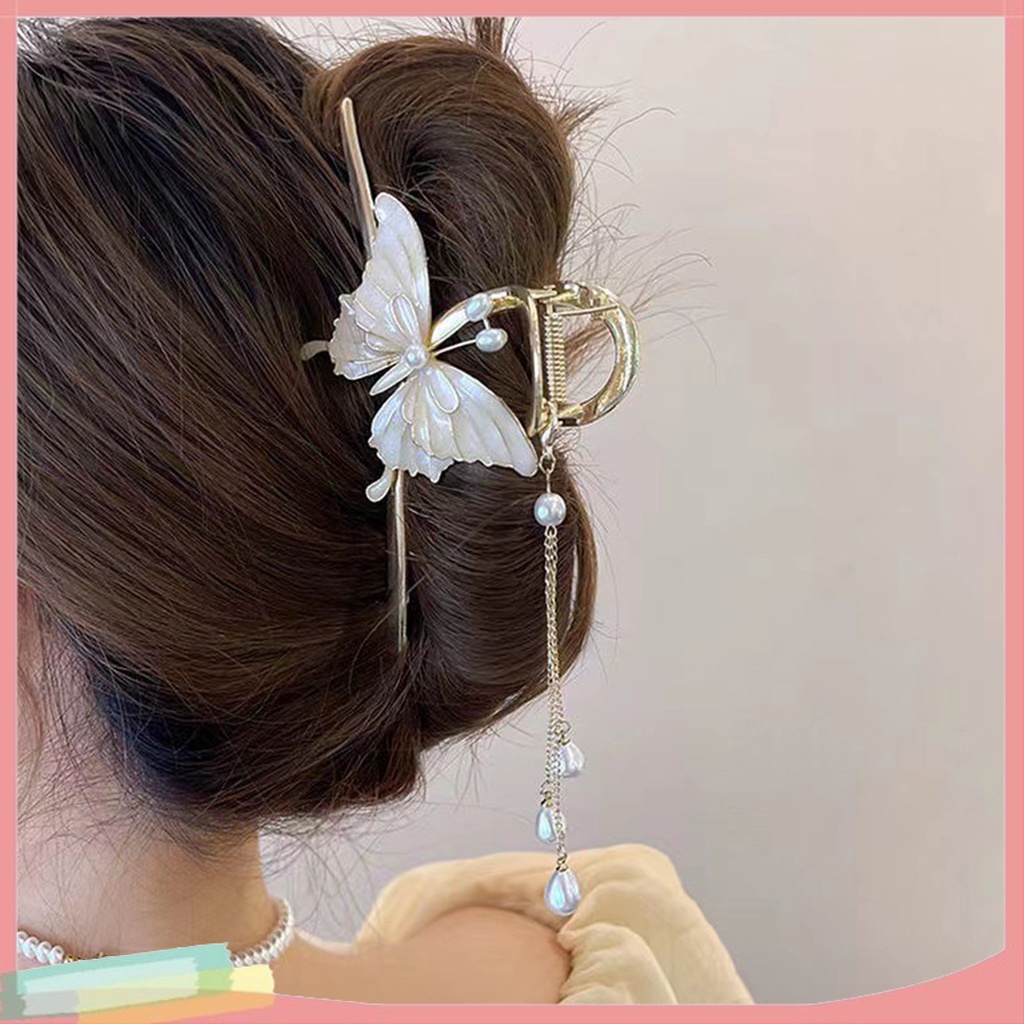 Kẹp Tóc Nữ Dáng Dài Đính Núm Tua Thời Trang