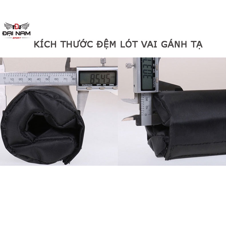 Đệm Lót Vai Gánh Tạ,Tập Spuat Dài 43cm Bọc Vải Chống Đau Vai Thế Hệ Mới Đại Nam Sport