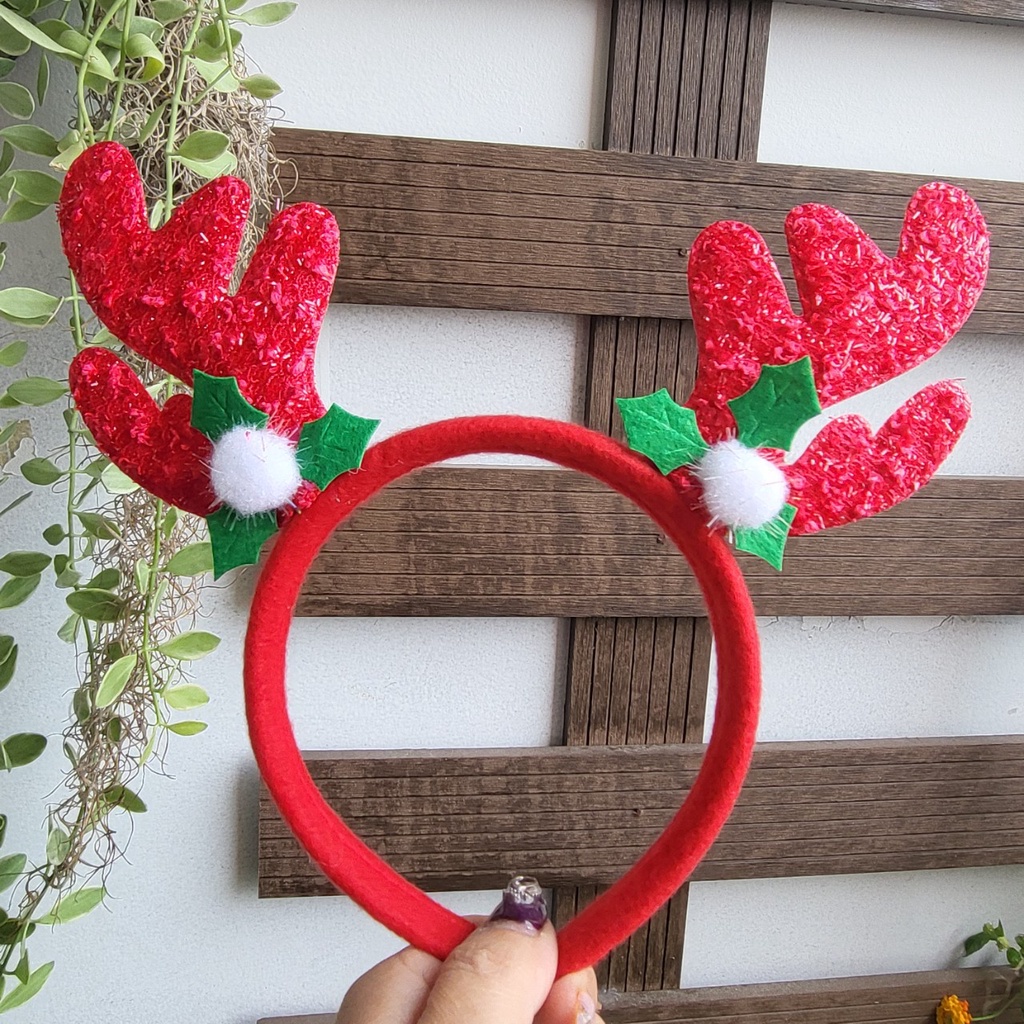 Cài Tóc Sừng Nai Noel Nhiều Mẫu Siêu Cute