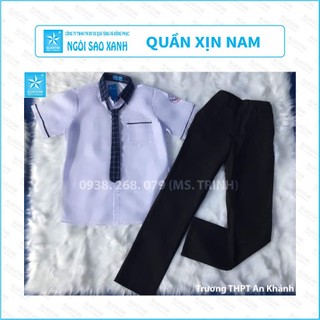 Quần học sinh nam - trường trung học phổ thông an khánh