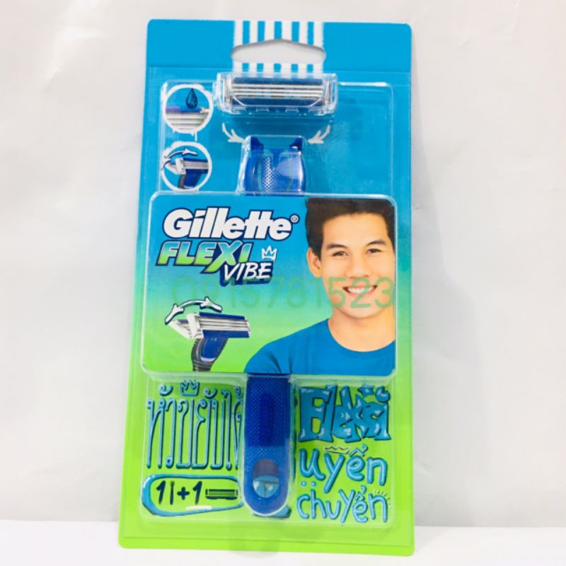 Gillette Flexi vibe dao cạo Vỉ 1Up