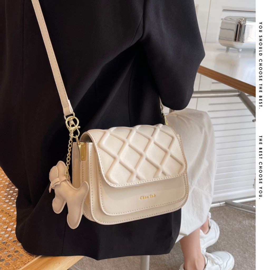 Túi Xách Nữi Đeo Chéo 2 Ngăn Đi Chơi, Đi Tiệc Chất Da PU Cao Cấp  HARA Túi Xách