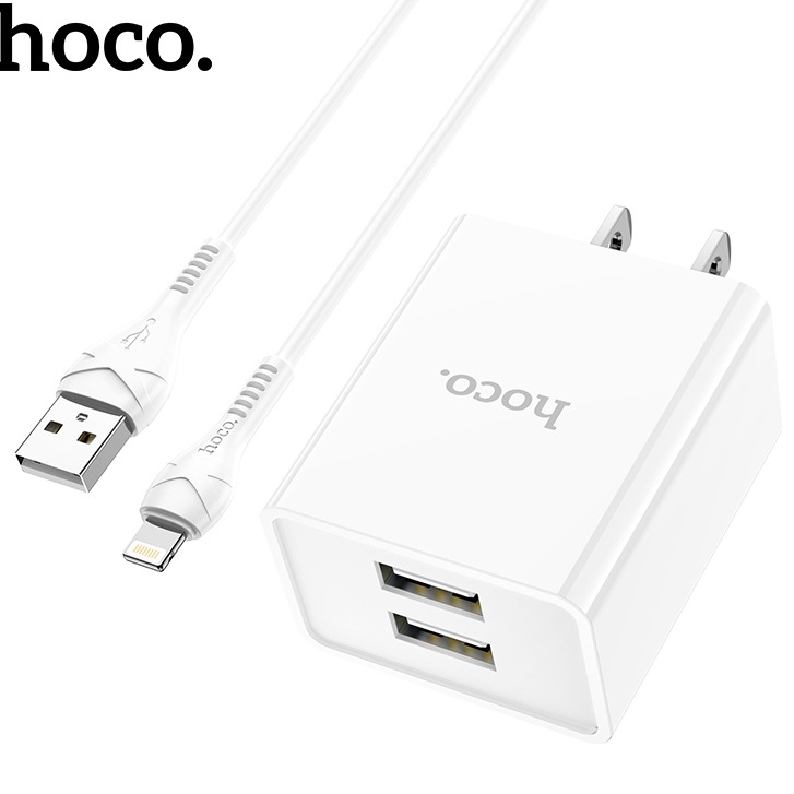 Bộ sạc Hoco C89 2.1A hỗ trợ dòng 10.5W dành cho iphone