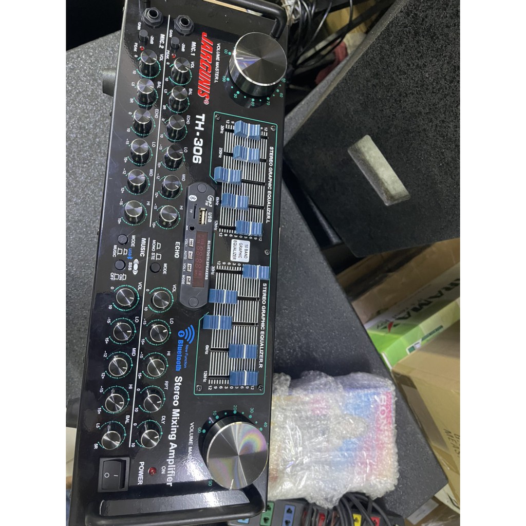 Amply Jargunis TH 306 bluetooth 16 sò hàng nhập khẩu chất lượng âm thanh hát karaoke gia đình mạnh mẽ vượt. BH 12 tháng