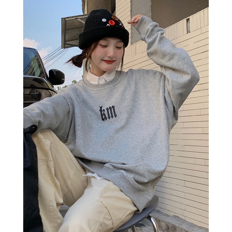 NRVP Áo Thun Nữ Dài Tay 100% Cotton Phong Cách Hàn Quốc Thời Trang Mới 2023