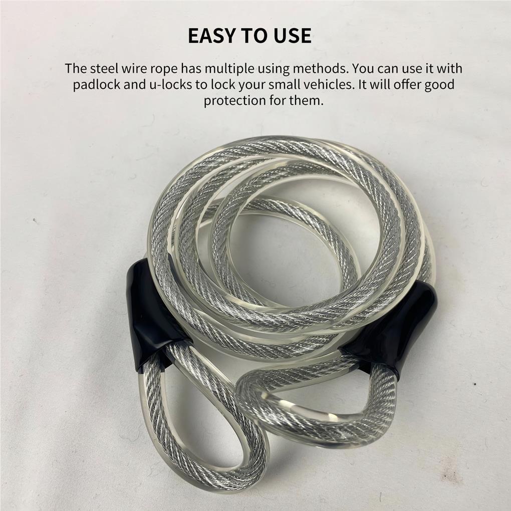 Khóa Dây Thép Bảo Vệ An Toàn Di Động Cho Xe Đạp Leo Núi / Xe Máy