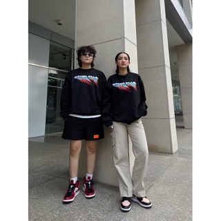 Áo sweater nỉ bông old-vibe lava - bitter pills
