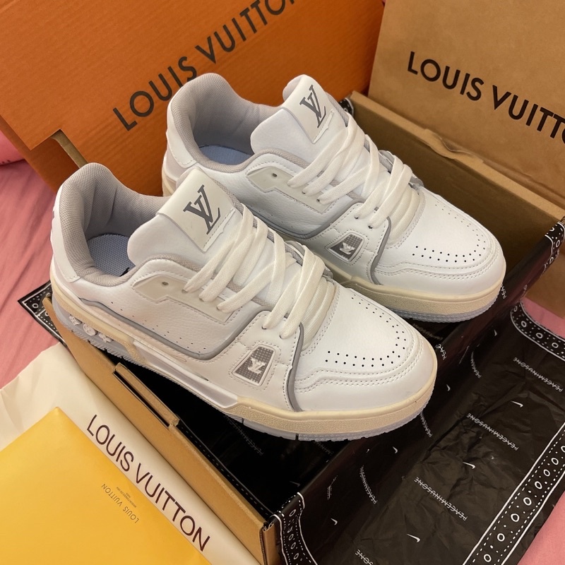 GIÀY LV WHITE LAI AU SC BẢN MỚI [ Full Box + Free Ship ]