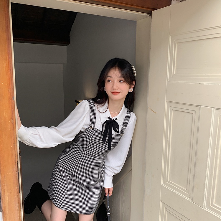 Áo sơ mi SUXI tay dài màu sắc ngọt ngào phong cách vintage thời trang xinh xắn cho nữ