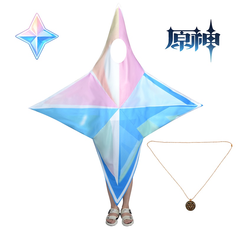 Halloween Genshin Impact Primogems Crystal Cosplay Costume Party Fan Gifts