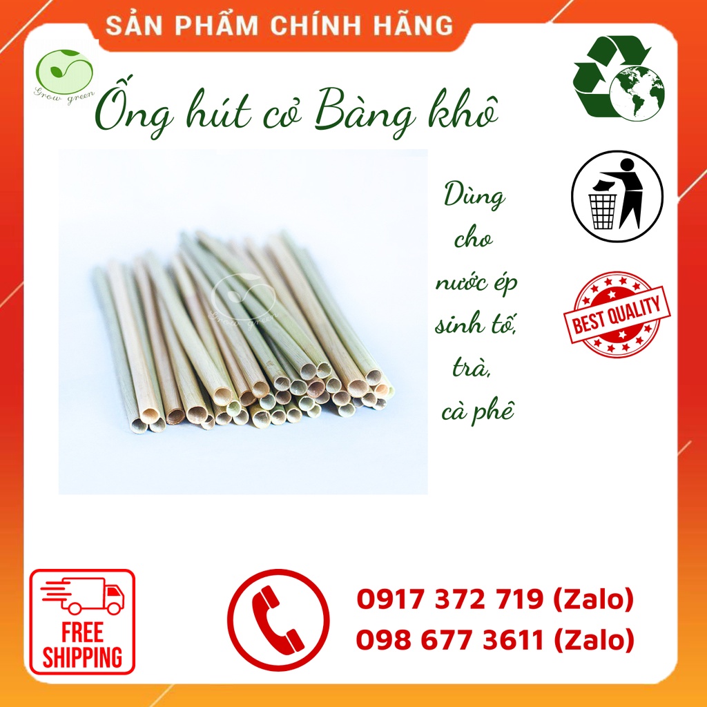 500 ỐNG HÚT CỎ BÀNG KHÔ TIÊU CHUẨN XUẤT KHẨU DÙNG CHO QUÁN CAFÉ, NHÀ HÀNG, KHÁCH SẠN, QUÁN BAR