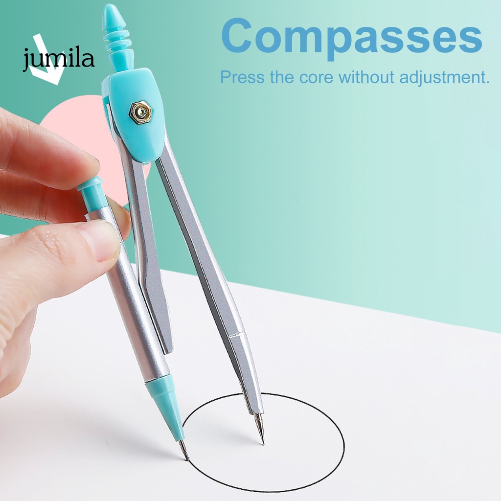 Bộ 7 Thước Đo Kèm La Bàn Dùng Trong Học Toán