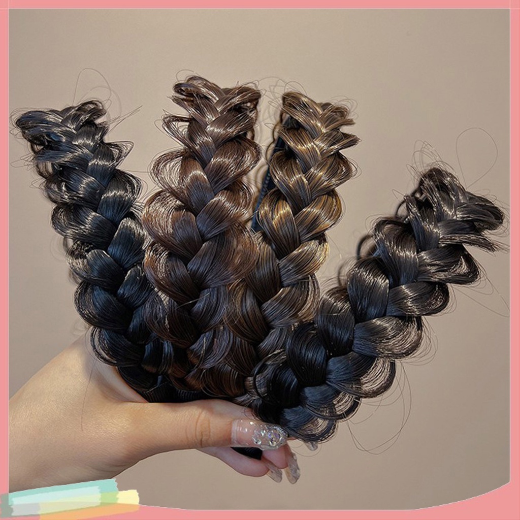 Băng Đô Hợp Kim Trang Trí Hoa Vải Đính Đá Xinh Xắn Cho Nữ