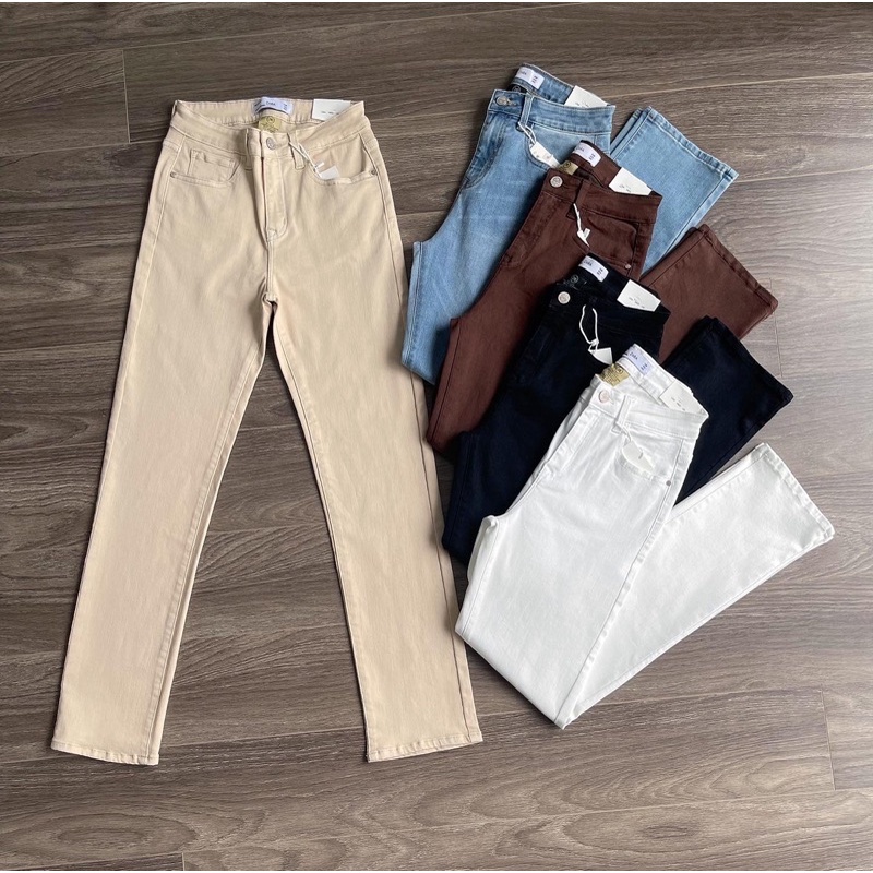 Quần skinny ống đứng basic