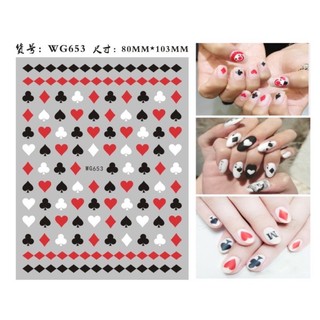 Sticker lá bài nhiều mẫu mới