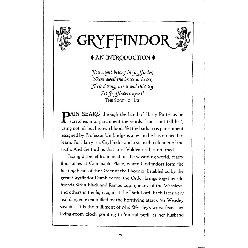 Sách: Harry Potter And The Order Of The Phoenix - Gryffindor Edition