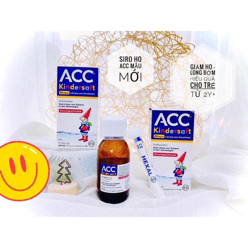 Siro Acc Kindersaft Của Đức 100ml, Giảm Ho Long Đờm Cho Bé