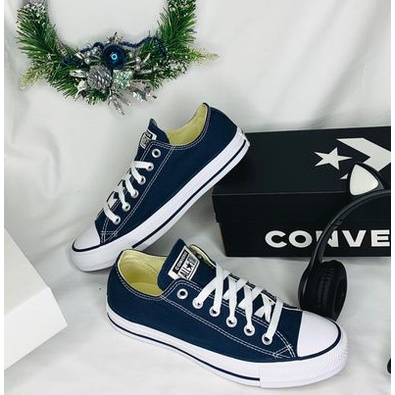 Giày Converse classic xanh navy cổ thấp chính hãng