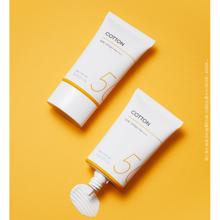 Kem Chống Nắng Hằng Ngày Missha All Around Safe Block Cotton Sun SPF50+/PA++++++ 50ml