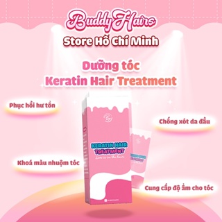 Dưỡng tóc Keratin Hair Treatment, tinh chất giúp bền màu nhuộm, không lo hư tổn của Buddyhairs,Buddy.hairs,Buddyhair