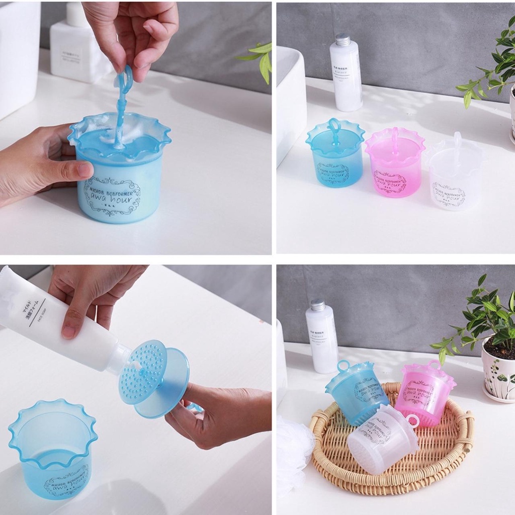 Cốc tạo bọt sữa rửa mặt thông minh nhỏ gọn tiện dụng 1176 Đức Tài Store