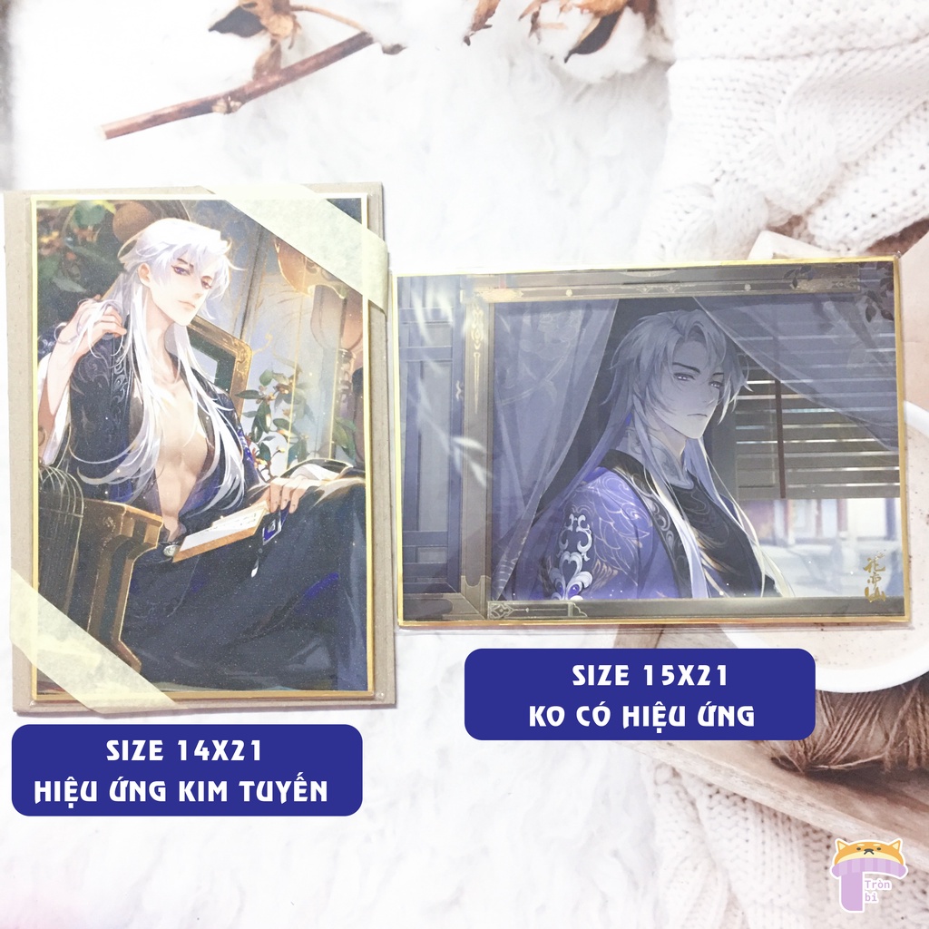 Shikishi Game Hoa Diệc Sơn Tâm Chi Nguyệt - hiệu ứng hologram, kim tuyến