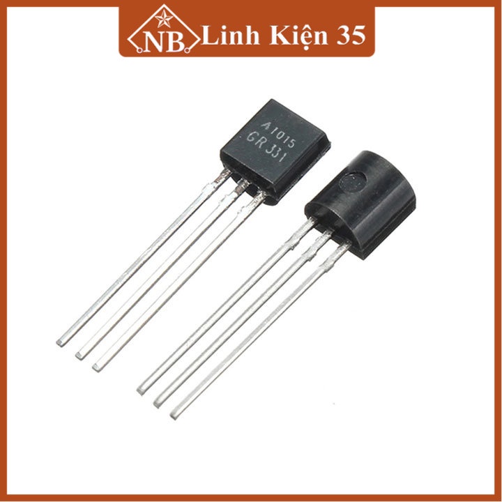Bộ 20 con A1015 Transistor PNP điện áp 50V dòng 0.15A chân cắm, chân dán