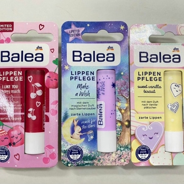 Son dưỡng môi LABELLO và BALEA Đức bảo vệ đôi môi luôn mềm mịn căng bóng 🫦