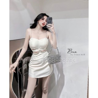 Đầm cúp ngực. chất tacta
