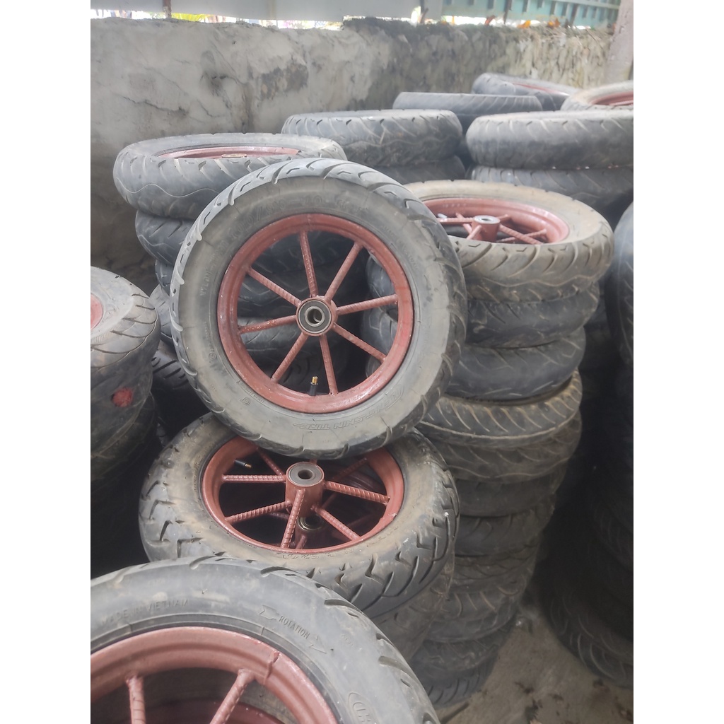 Bánh Xe Rùa Xăm Mới 8 nan  6203 Hoặc 6204 BanhXeCaoSu