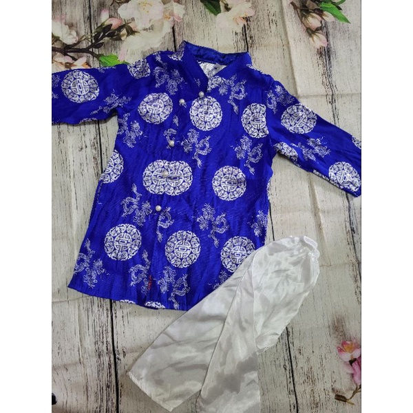 Áo dài gấm Thái Tuấn cho bé trai 7kg - 35kg