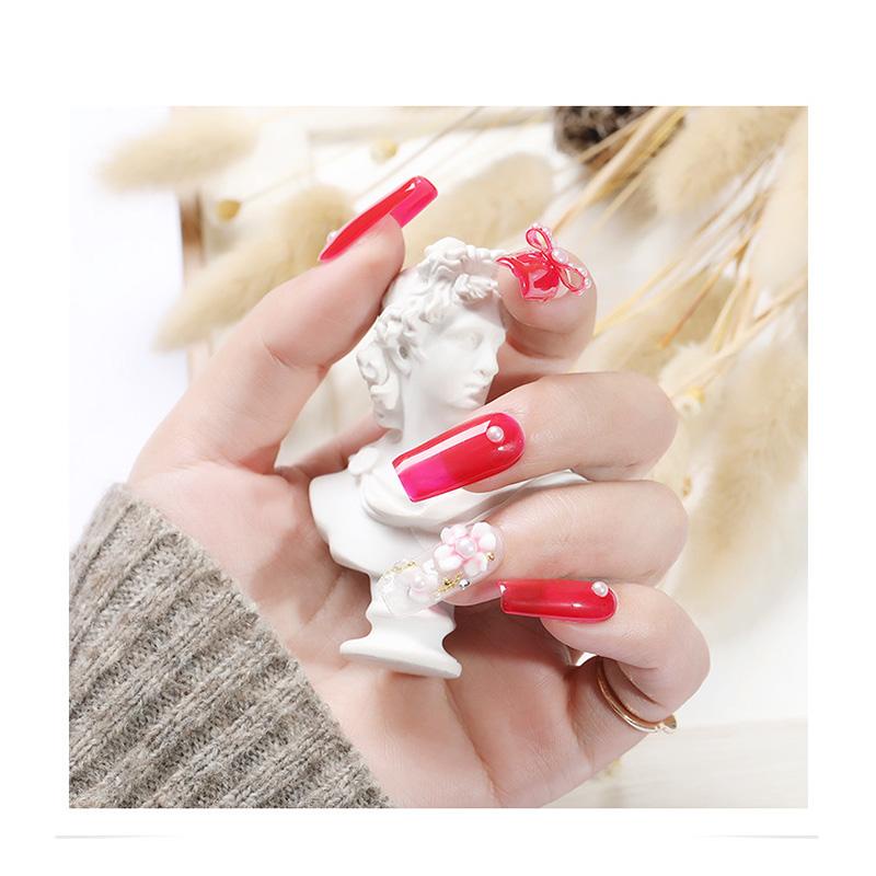 Set 120 / 100 Móng Tay Giả Che Phủ Toàn Diện Cho Salon