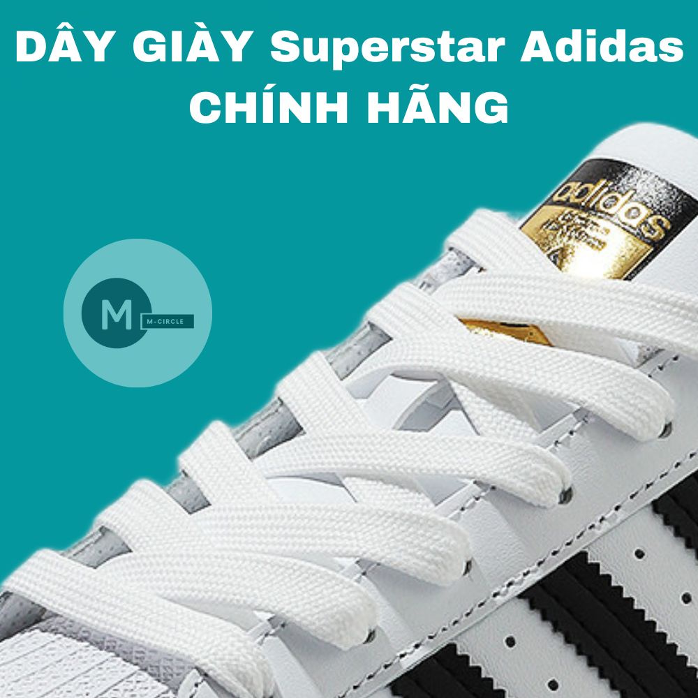 (𝗖𝗵𝗶́𝗻𝗵 𝗵𝗮̃𝗻𝗴) DÂY GIÀY Adidas Superstar Bản OG - original (Cam kết giá tốt nhất)