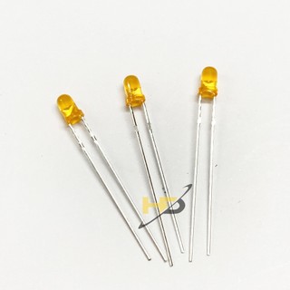 Set 50 con led 3mm màu cam 2.0-2.2v siêu sáng loại tốt