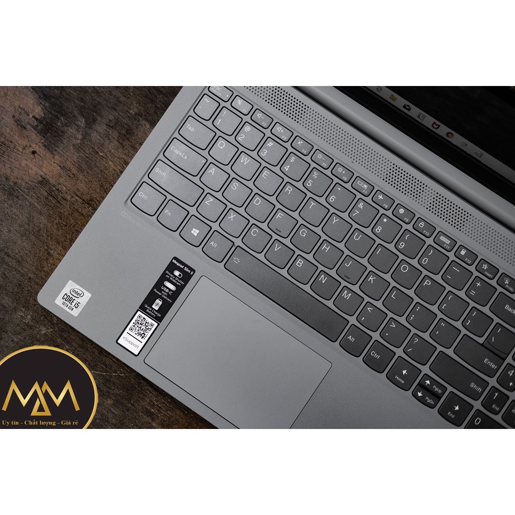 LENOVO IDEAPAD SLIM 5 15IIL05 I5 1035G1 RAM 8GB SSD 256GB MX330 FULLHD VỎ NHÔM GIÁ RẺ