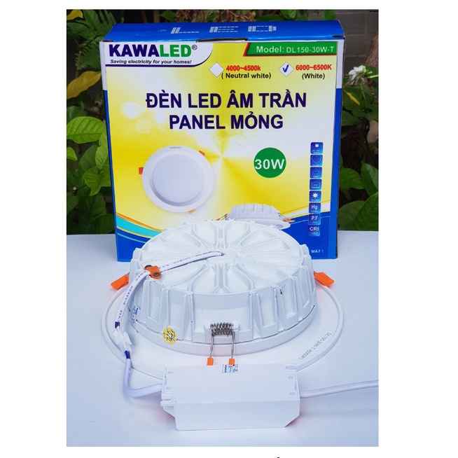 Đèn led âm trần 1 màu DL150-30W-T