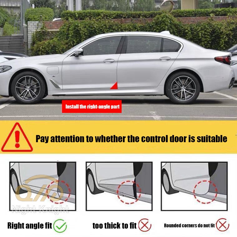 Bộ 2 Miếng Dán Góc Cửa Xe Hơi Chống Va Chạm Chống Trầy Tiện Dụng