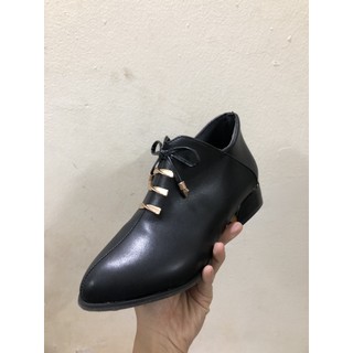 Thanh lý nghỉ bán - Giày boot nữ cá tính màu đen B168